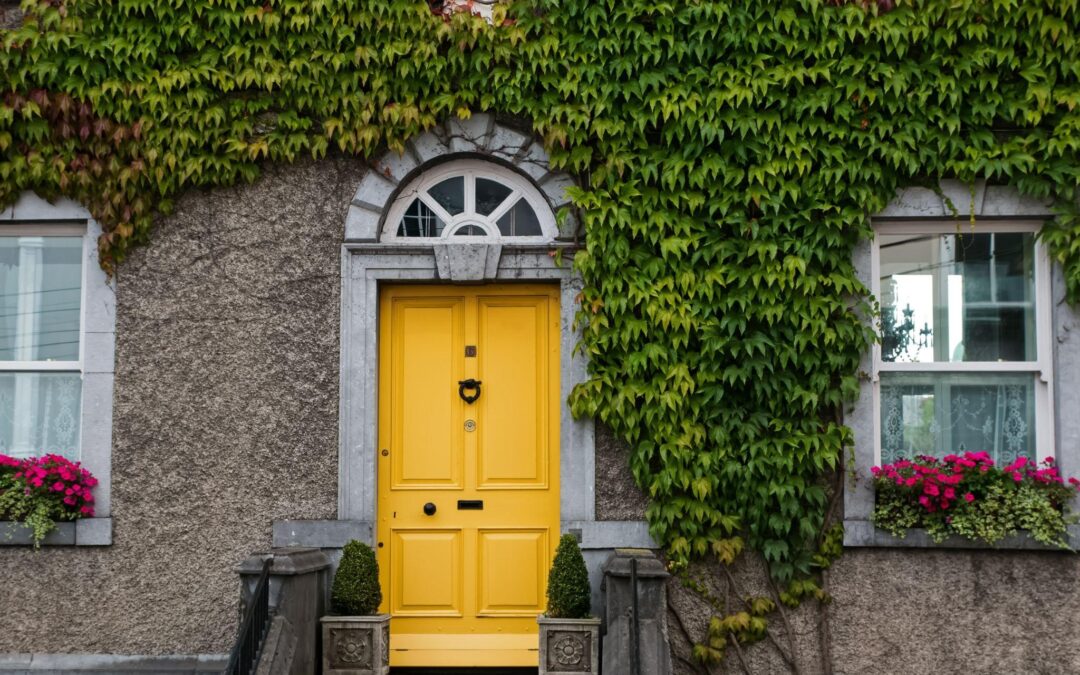 Yellow color door